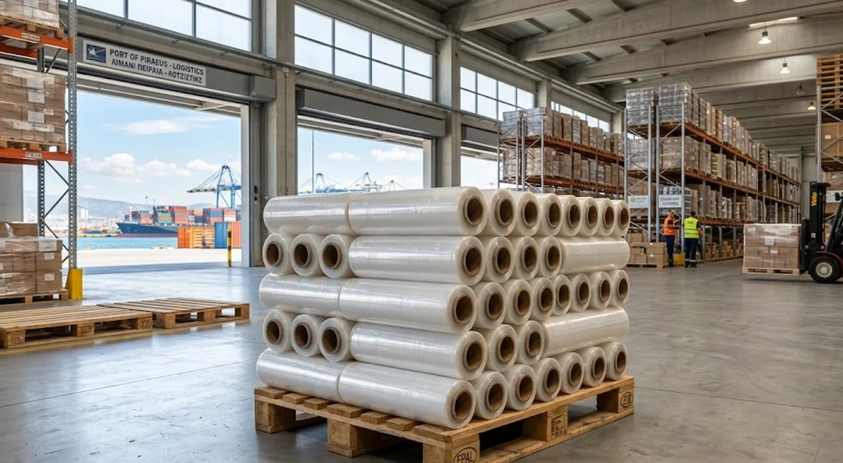 LLDPE Stretch Film Exporter Greece — Greenstrix Industrial Packaging